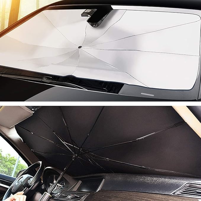 (Free Delivery) Car Windshield Sun Shade Umbrella