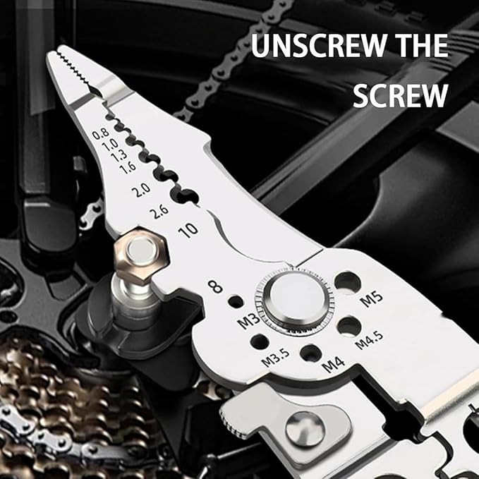 (Free Delivery) Multifunctional Wire Stripper Crimper Cable Cutter 🧰