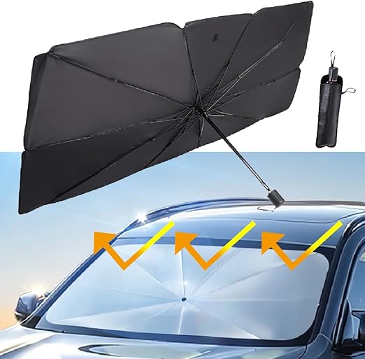 (Free Delivery) Car Windshield Sun Shade Umbrella