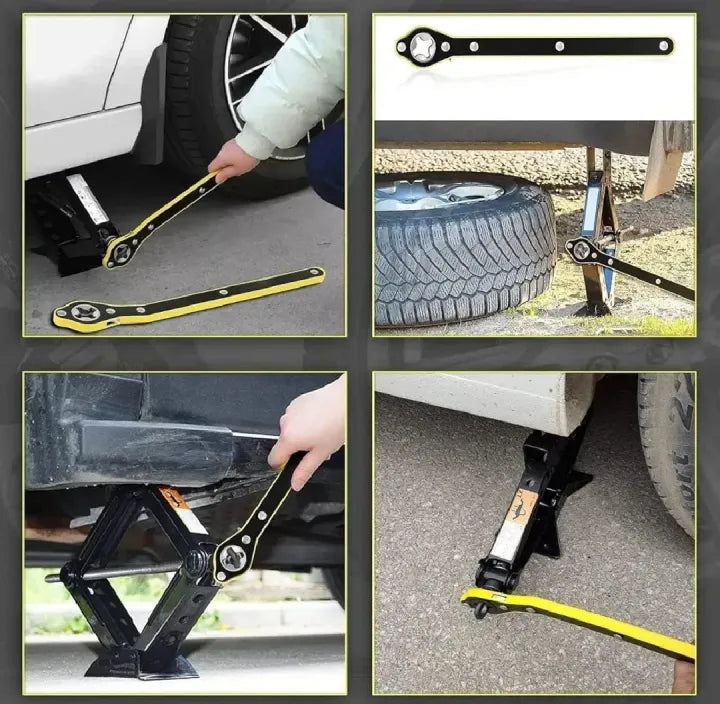 Easy Lift Car Jack Wrench – Quick & Effortless Tyre Changing (Free Home Delivery)