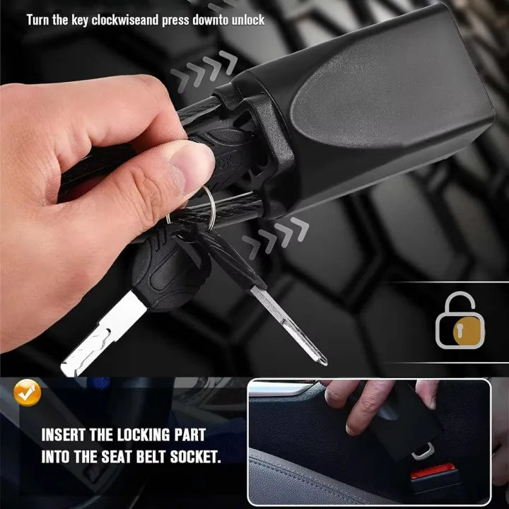 (Free Delivery) Heavy Duty Car Handbrake Anti-Theft Lock