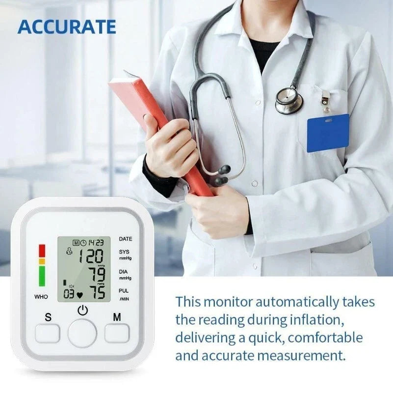 Automatic Digital monitor Bp Machine (With Free Home Delivery)