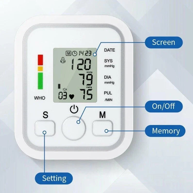 Automatic Digital monitor Bp Machine (With Free Home Delivery)