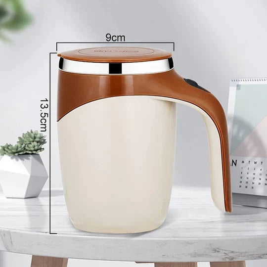 Stainless Steel Mixing Cup, Automatic Magnetic self Stirring Coffee Mug
